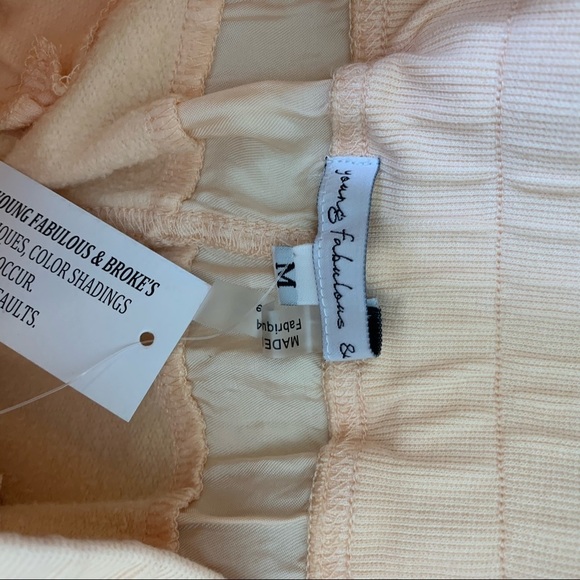 Young Fabulous & Broke Peach Odin Jogger M NWT - Picture 7 of 11